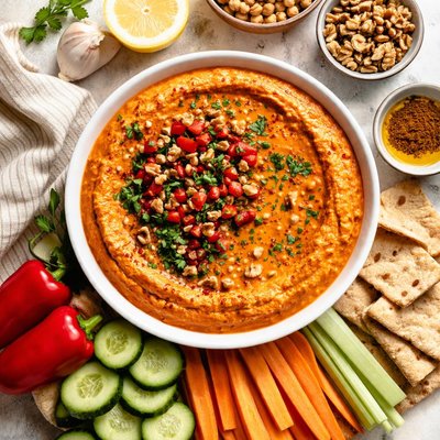 Image of Whole30 Roasted Red Pepper Dip