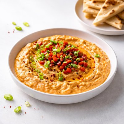 Image of Roasted Red Pepper Green Onion Dip