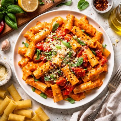 Image of Roasted Red Pepper Pasta