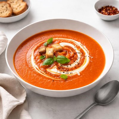 Image of Roasted Red Pepper Tomato Bisque