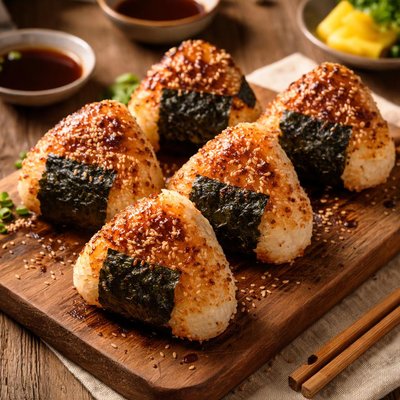 Image of Roasted Rice Balls Onigiri Yaki