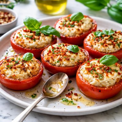 Image of Roasted Ricotta Tomatoes