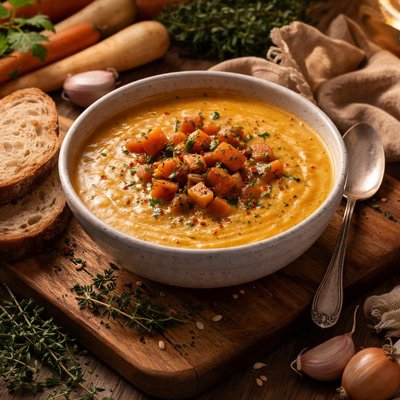 Image of Roasted Root Vegetable Soup