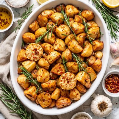 Image of Roasted Rosemary Potatoes with Garlic