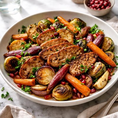 Image of Roasted Seitan and Winter Vegetables