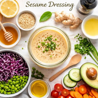 Image of Whole30 Roasted Sesame Dressing