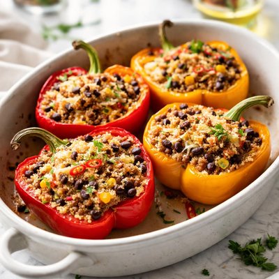 Image of Roasted Stuffed Bell Peppers