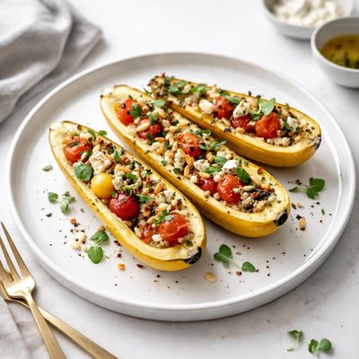 Image of Roasted Summer Squash Boats