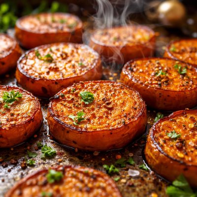 Image of Roasted Sweet Potato Rounds