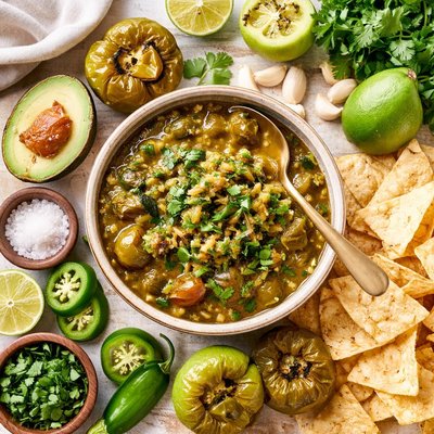 Image of Roasted Tomatillo Salsa