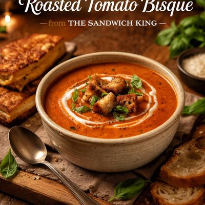 Image of Roasted Tomato Bisque from the Sandwich King