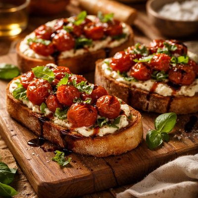 Image of Roasted Tomato Bruschetta