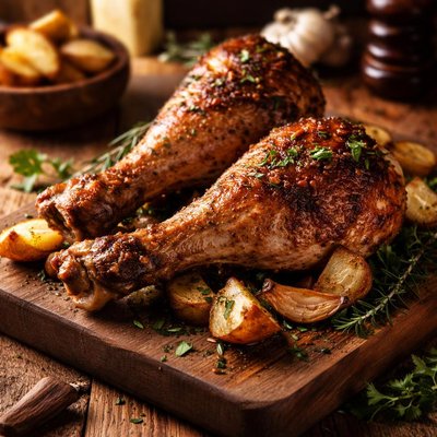 Image of Roasted Turkey Drumsticks