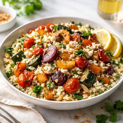 Image of Roasted Vegetable Couscous Salad