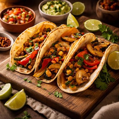 Image of Roasted Vegetable Fajitas