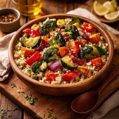 Image of Roasted Veggies with Quinoa