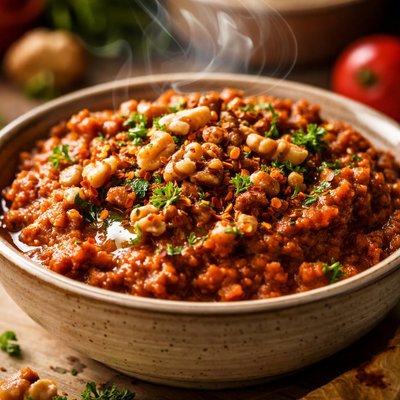 Image of Roasted Walnut and Sun Dried Tomato Dip
