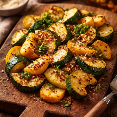 Image of Roasted Zucchini and Yellow Squash