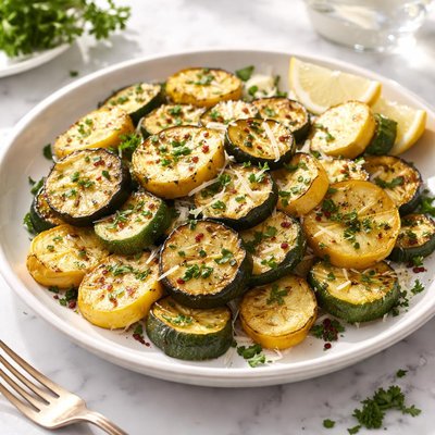 Image of Roasted Zucchini and Yellow Summer Squash