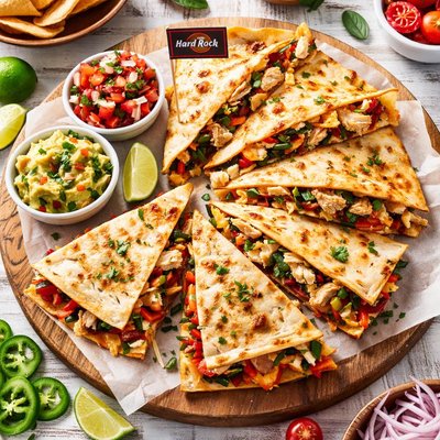 Image of Rock Your World Chicken Quesadillas Hard Rock Cafe