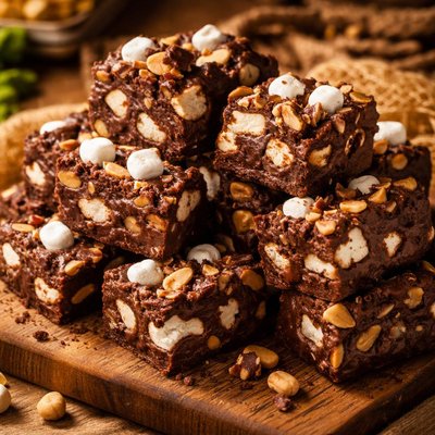 Image of Rocky Road Candy Fudge