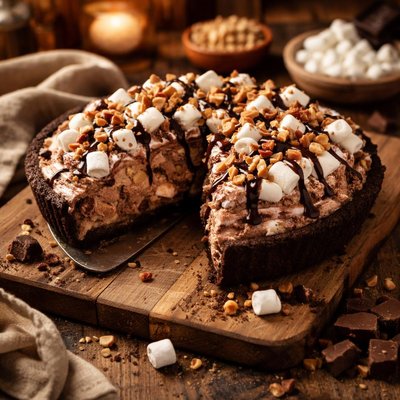 Image of Rocky Road Ice Cream Shop Pie
