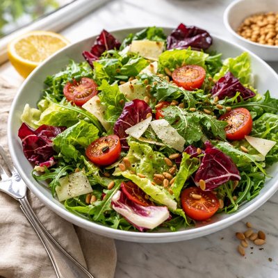 Image of Romaine Radicchio Arugula Salad