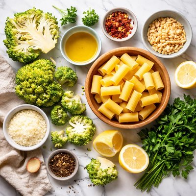 Image of Romanesco Broccoli and Rigatoni