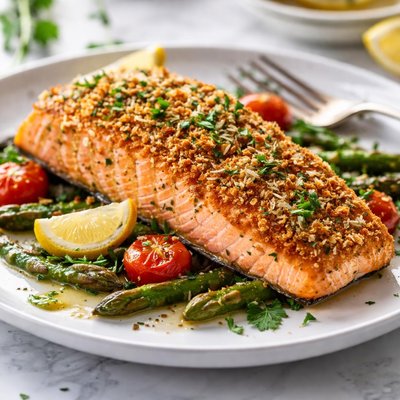 Image of Romano Encrusted Salmon