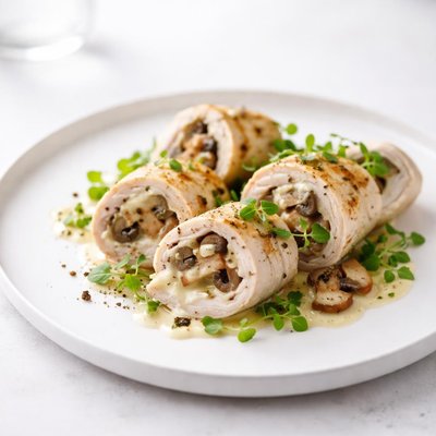 Image of Romantic Chicken Mushroom Rollups
