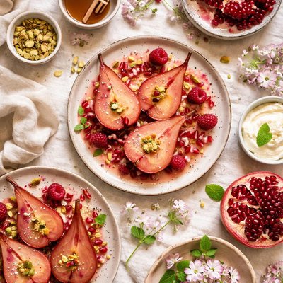 Image of Romantic Pear Dessert