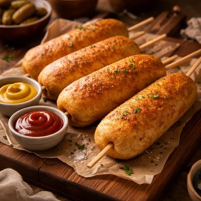 Image of Rons Baked Corn Dogs