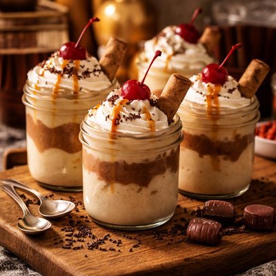 Image of Root Beer Float Pudding