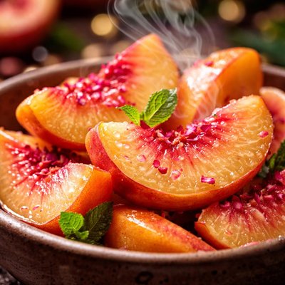 Image of Rose Kissed Peaches
