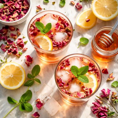 Image of Rose Petal Iced Tea