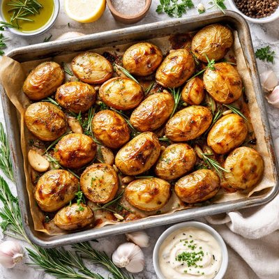 Image of Rosemary Baked Potatoes
