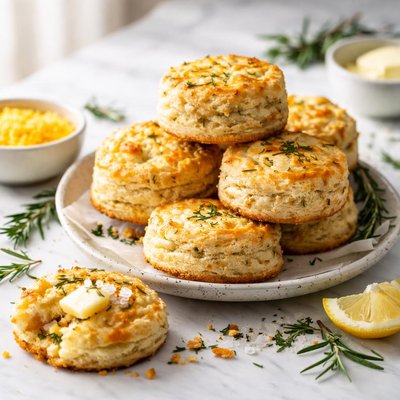 Image of Rosemary Cheddar Biscuits
