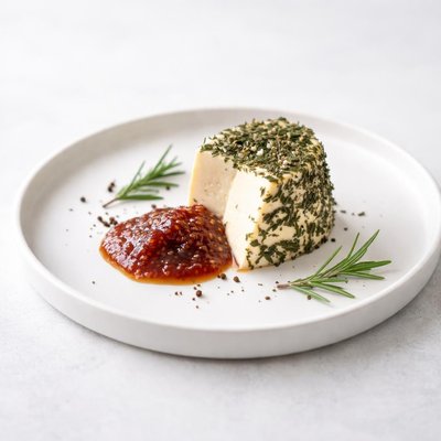 Image of Rosemary Cheese with Fig Preserves
