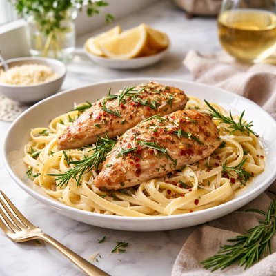 Image of Rosemary Chicken with Pasta