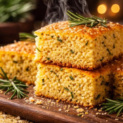 Image of Rosemary Cornbread