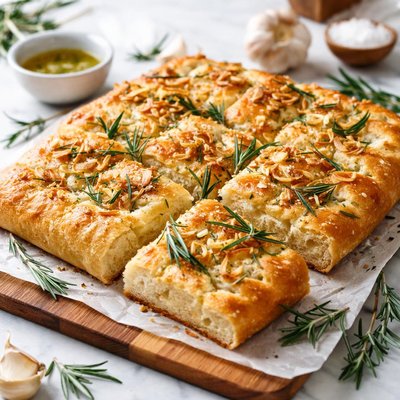Image of Rosemary Garlic Focaccia