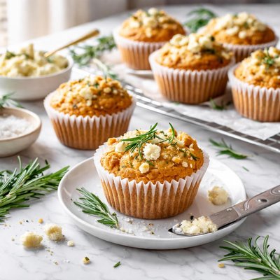 Image of Rosemary Goat Cheese Muffins