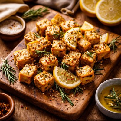 Image of Rosemary Lemon Baked Tofu