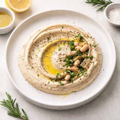 Image of Rosemary Lemon Bean Puree