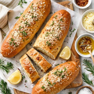 Image of Rosemary Parmesan French Bread