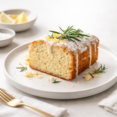 Image of Rosemary Polenta Pound Cake