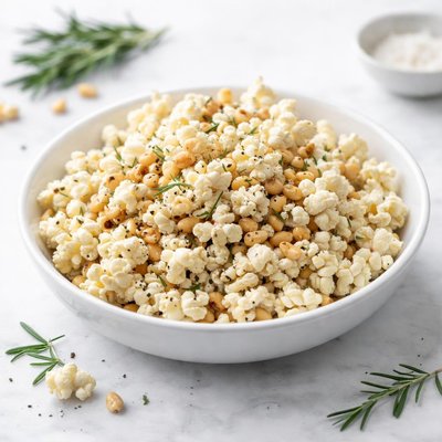 Image of Rosemary Popcorn with Pine Nuts