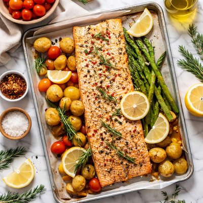 Image of Rosemary Roasted Salmon
