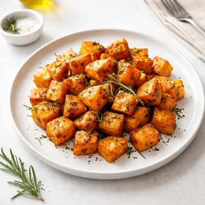Image of Rosemary Roasted Sweet Potatoes