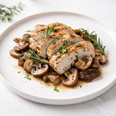 Image of Rosemary Turkey with Mushrooms